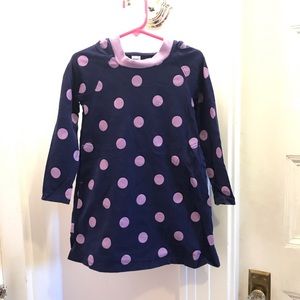 Old Navy Girls Hoodie Polka Dot Dress